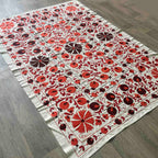 Uzbek Suzani Bed Throw