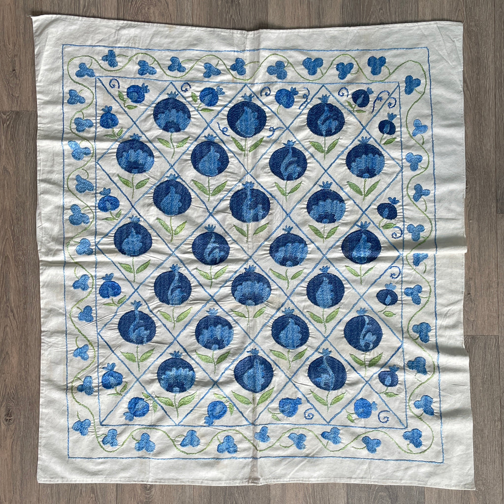 Uzbek 'Tashkent' Suzani Table Throw