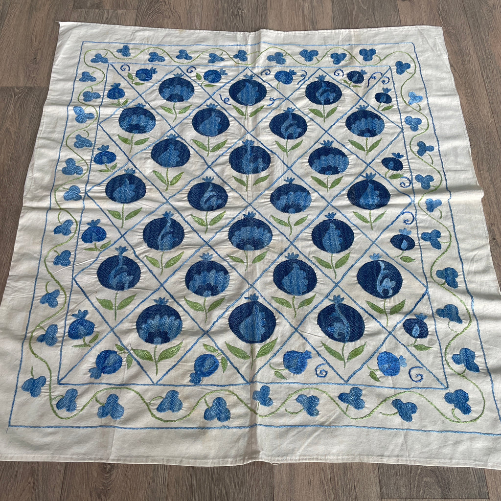 Uzbek 'Tashkent' Suzani Table Throw