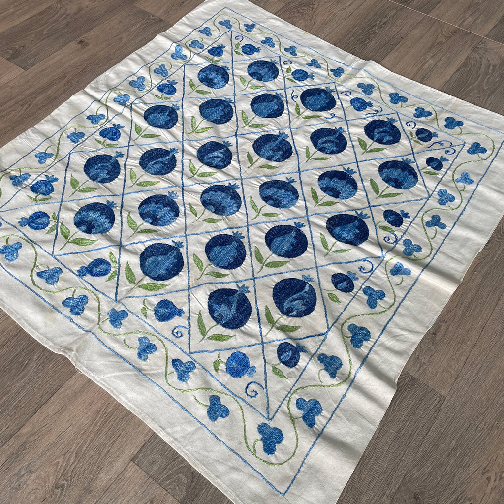 Uzbek 'Tashkent' Suzani Table Throw