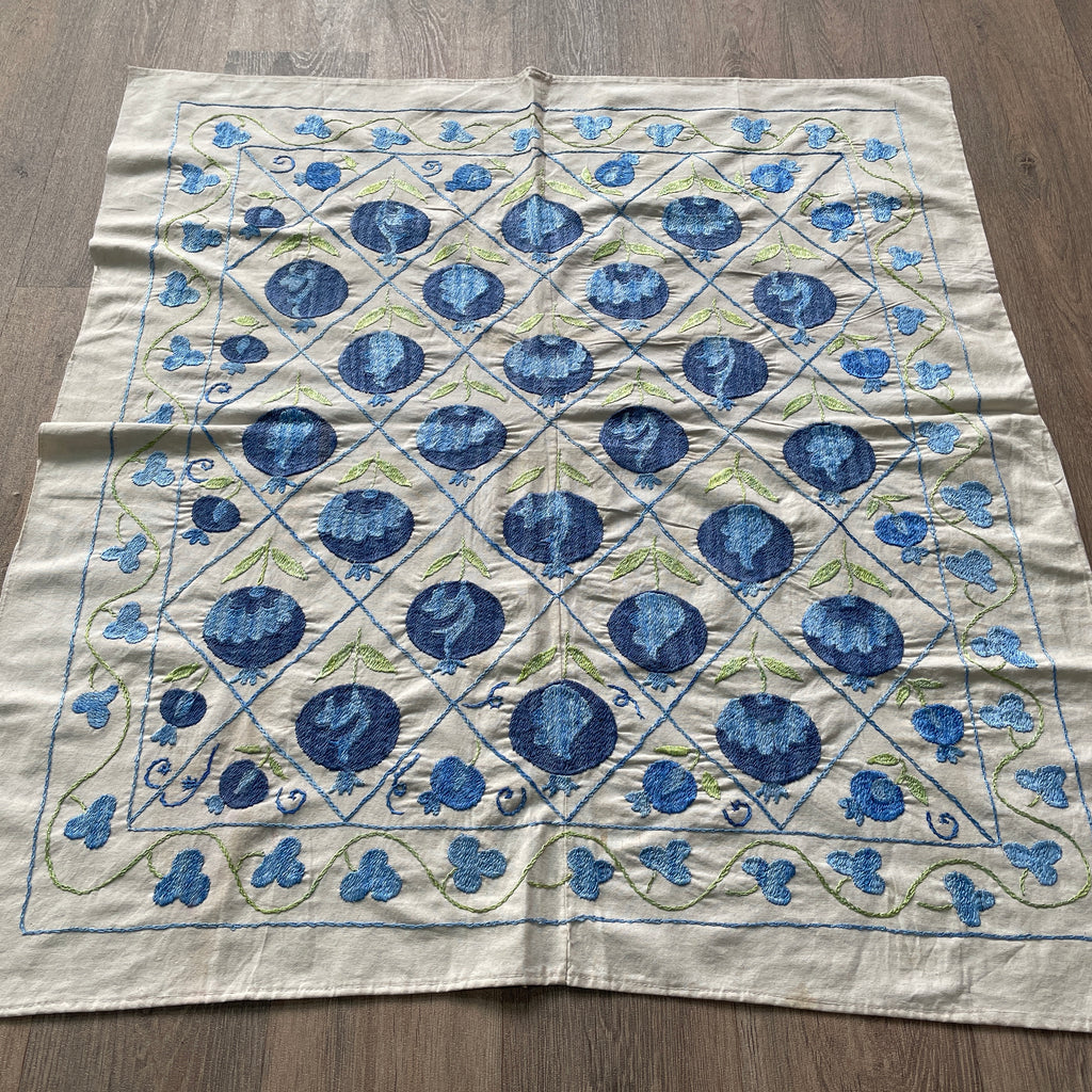 Uzbek 'Tashkent' Suzani Table Throw