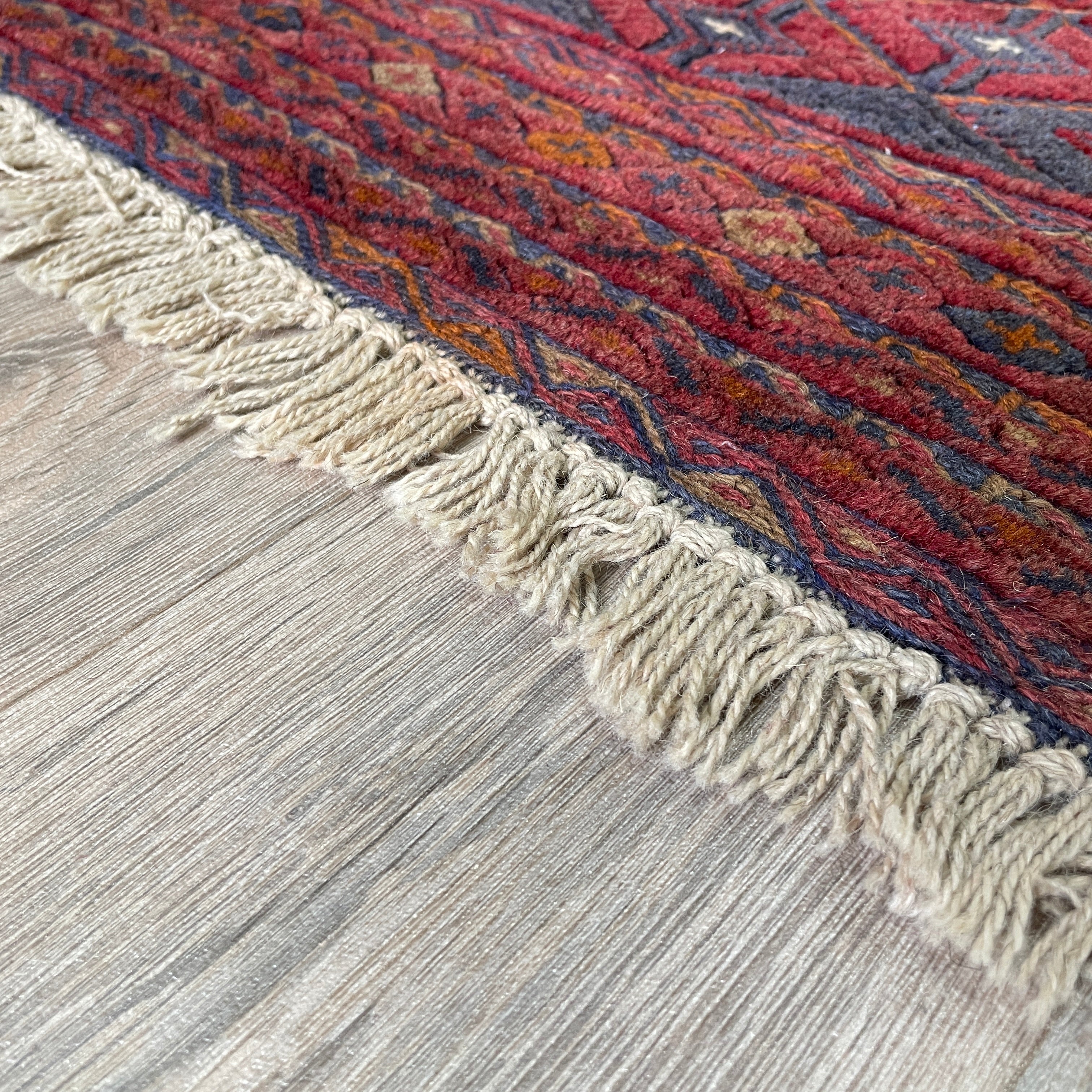 201 x 153 cm | Afghan Fine Mushwani Rug - Khorasan Rugs