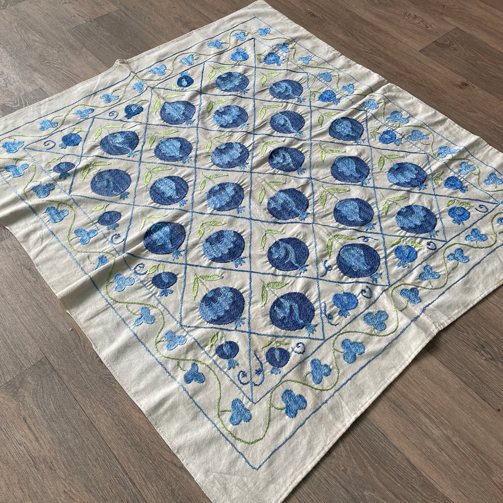 Uzbek 'Tashkent' Suzani Table Throw