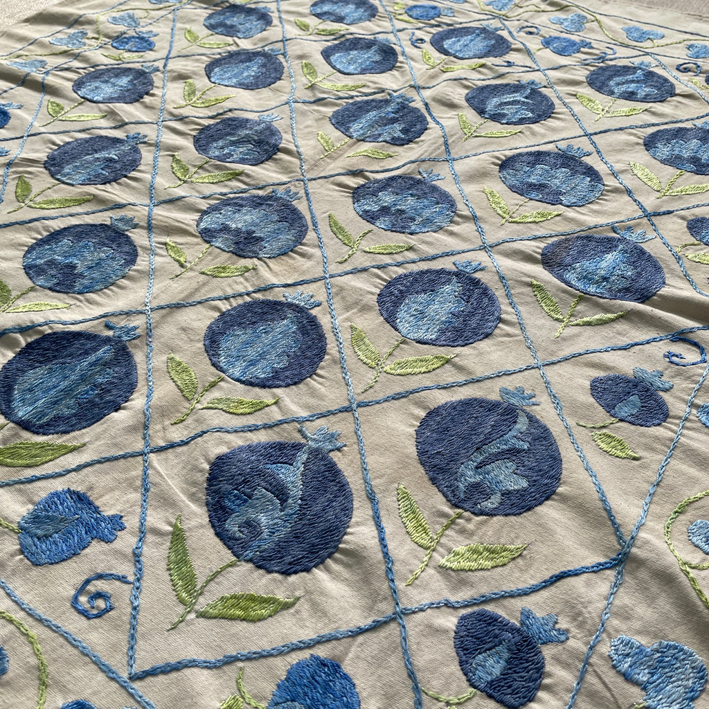 Uzbek 'Tashkent' Suzani Table Throw