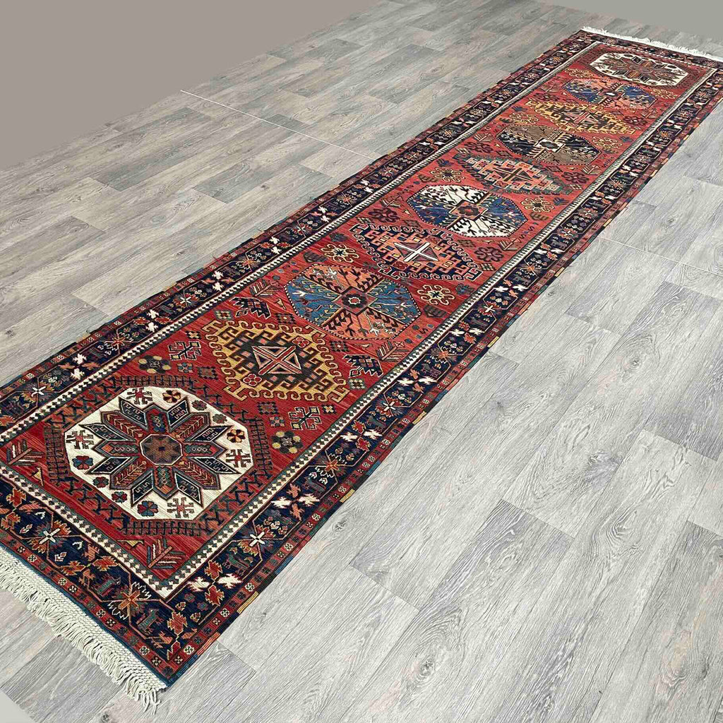 Caucasian Fine Soumak Kilim Runner