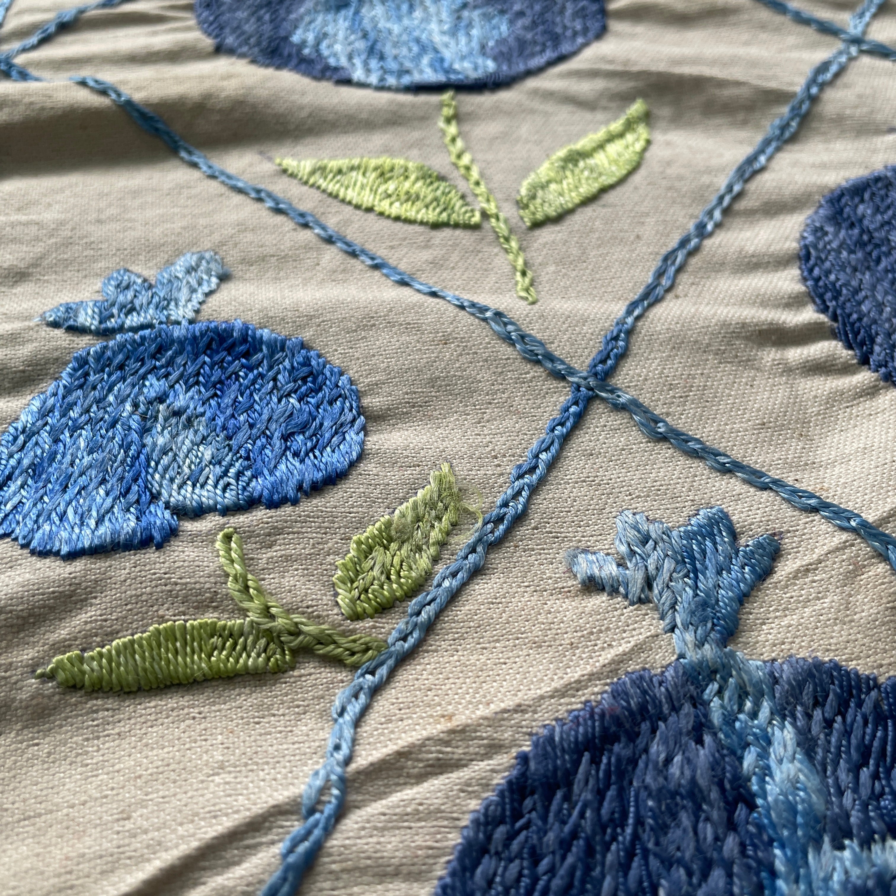 Uzbek 'Tashkent' Suzani Table Throw