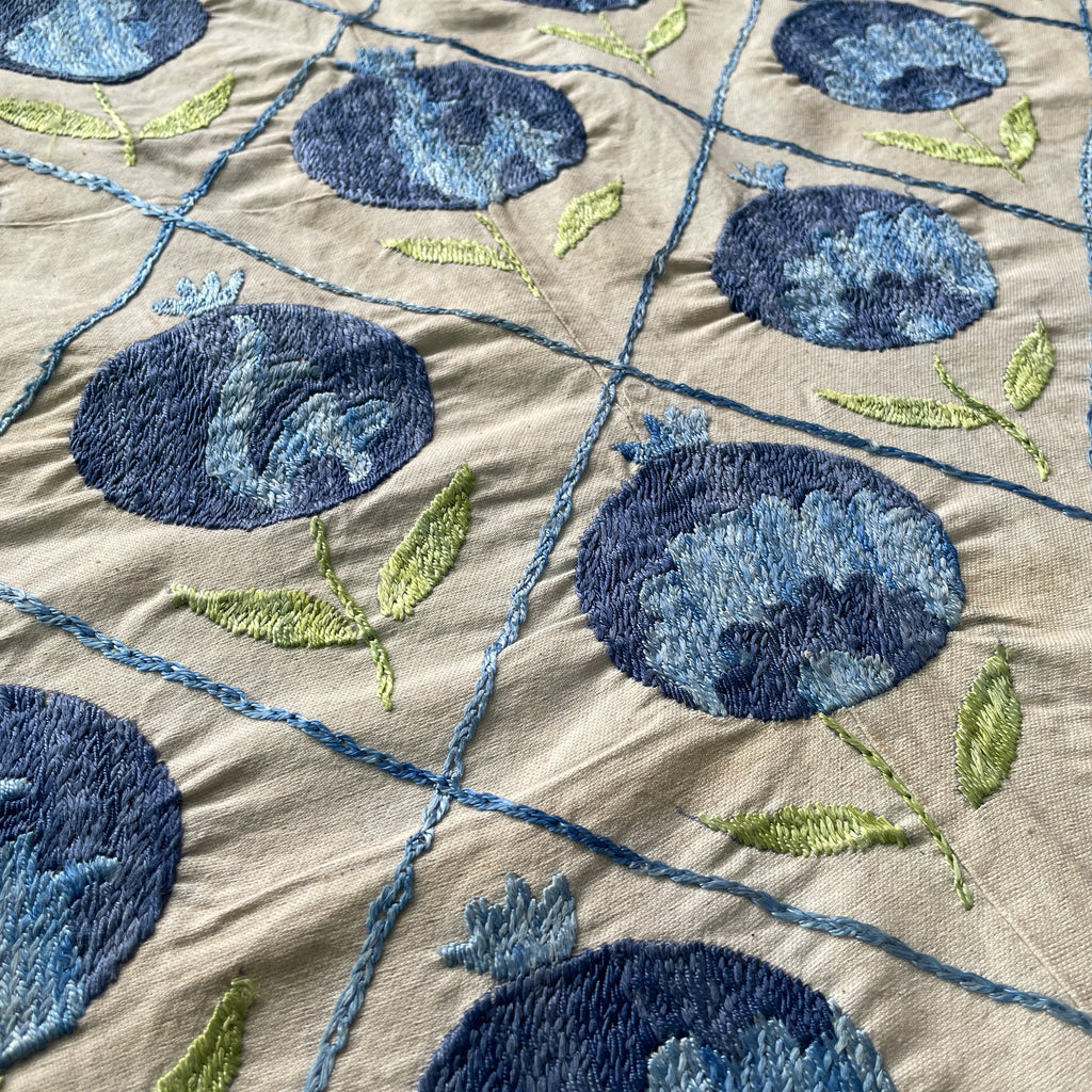 Uzbek 'Tashkent' Suzani Table Throw