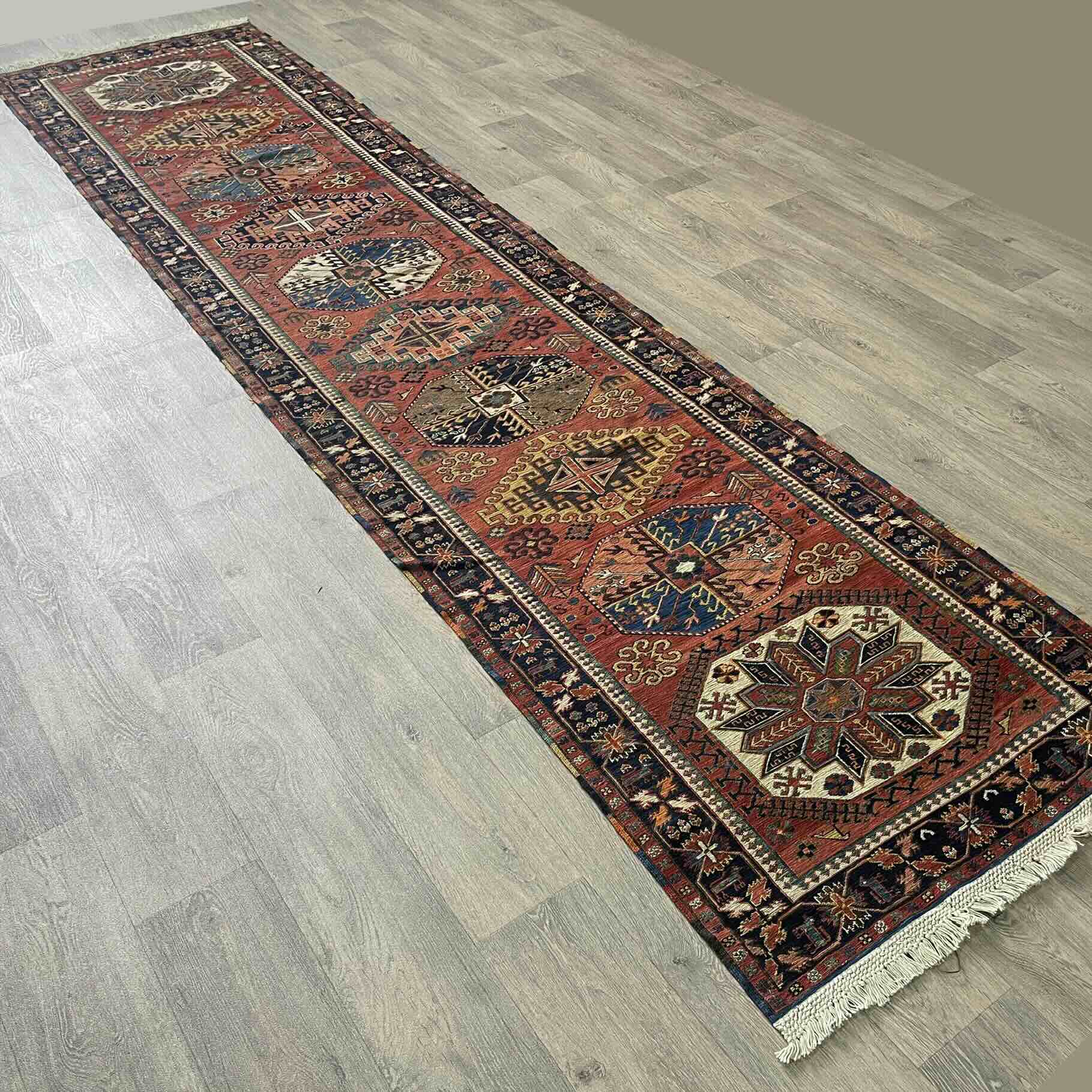 Caucasian Fine Soumak Kilim Runner
