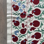 Uzbek 'Bokhara' Suzani Bed Throw