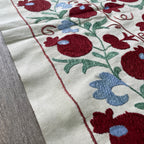 Uzbek 'Bokhara' Suzani Bed Throw