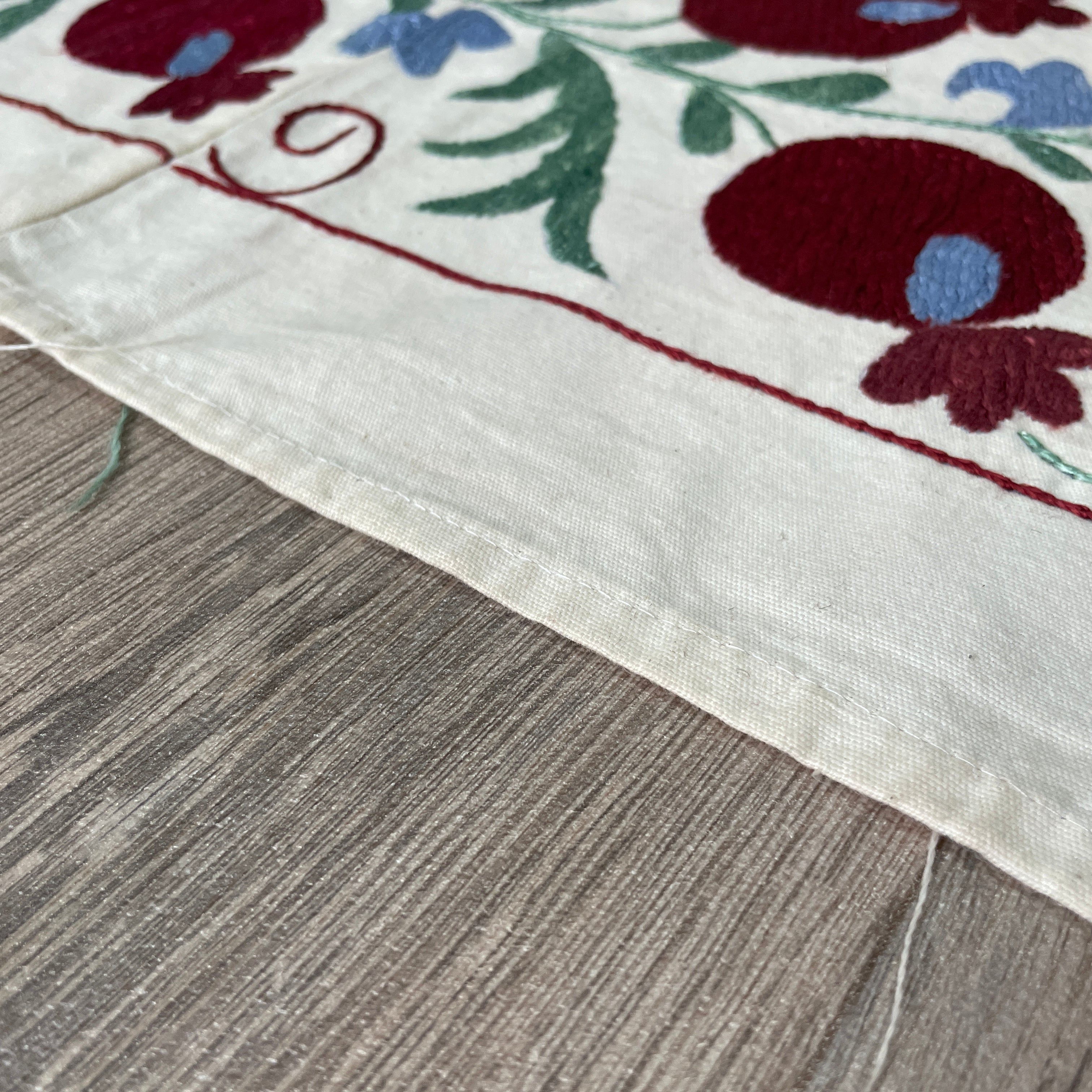 Uzbek 'Bokhara' Suzani Bed Throw