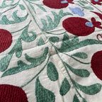 Uzbek 'Bokhara' Suzani Bed Throw