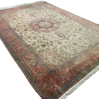 Old Persian Tabriz Rug c. 1960 (Silk)