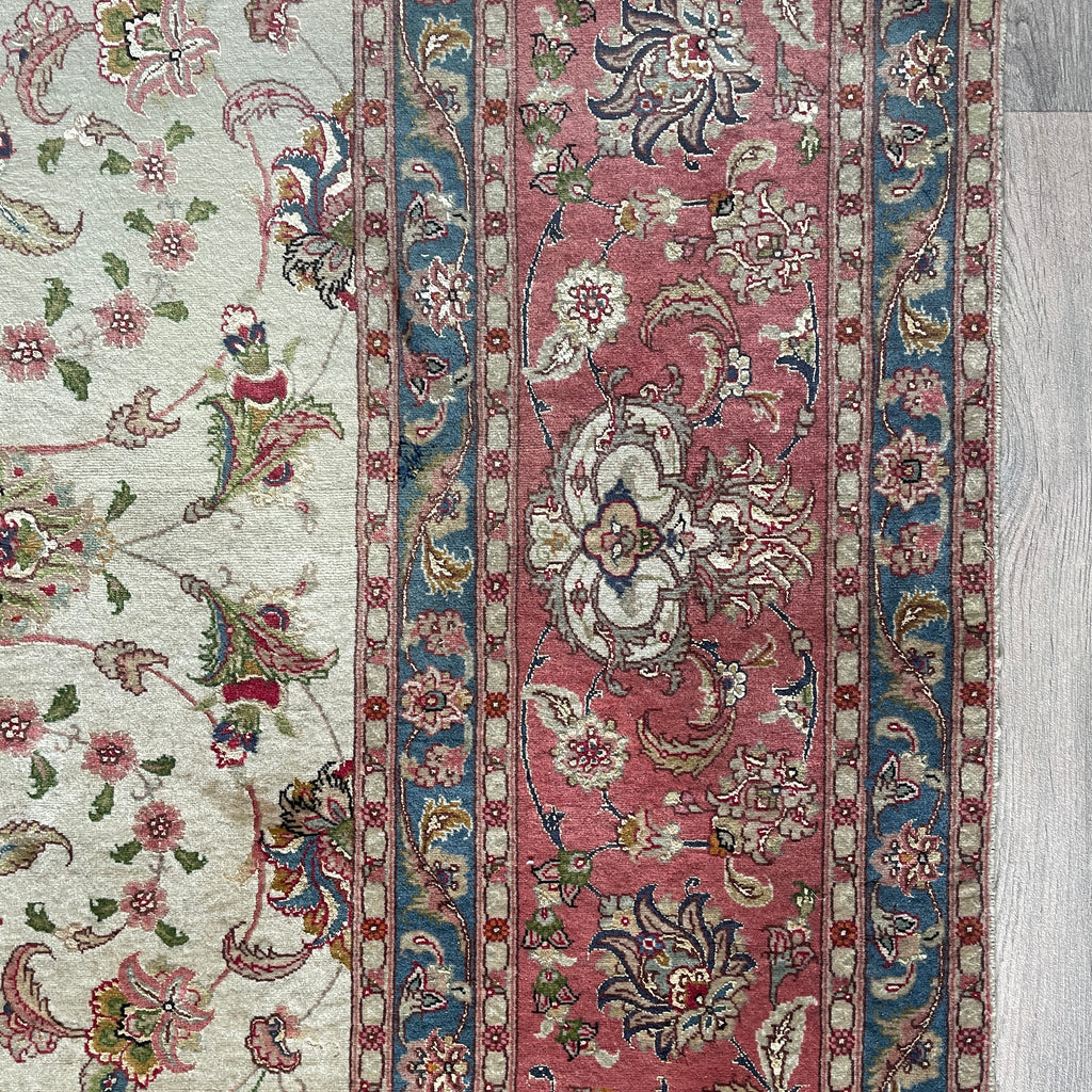 Old Persian Tabriz Rug c. 1960 (Silk)