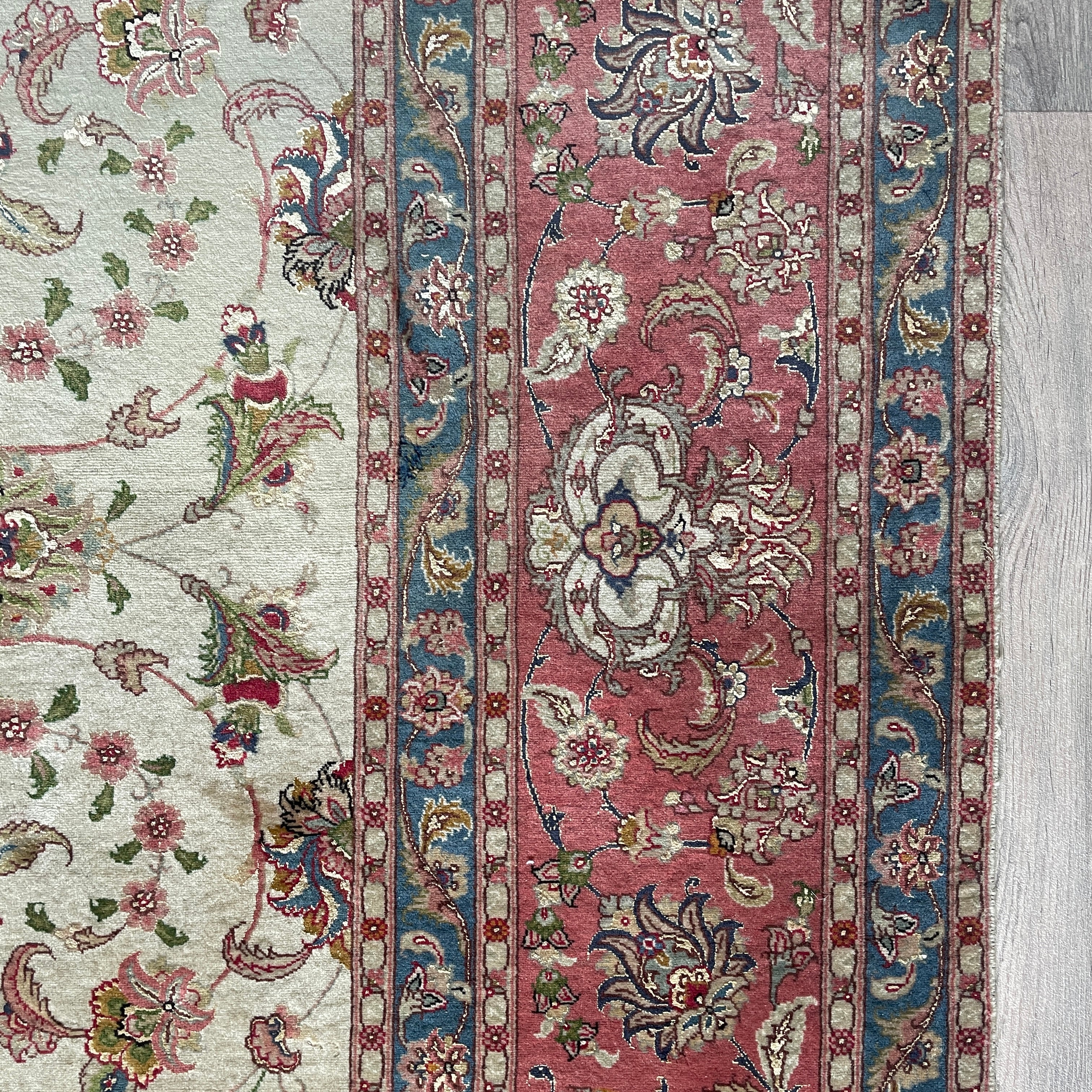 Old Persian Tabriz Rug c. 1960 (Silk)