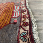Old Afghan Herati Baluch Rug c. 1980