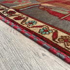 Old Afghan Herati Baluch Rug c. 1980