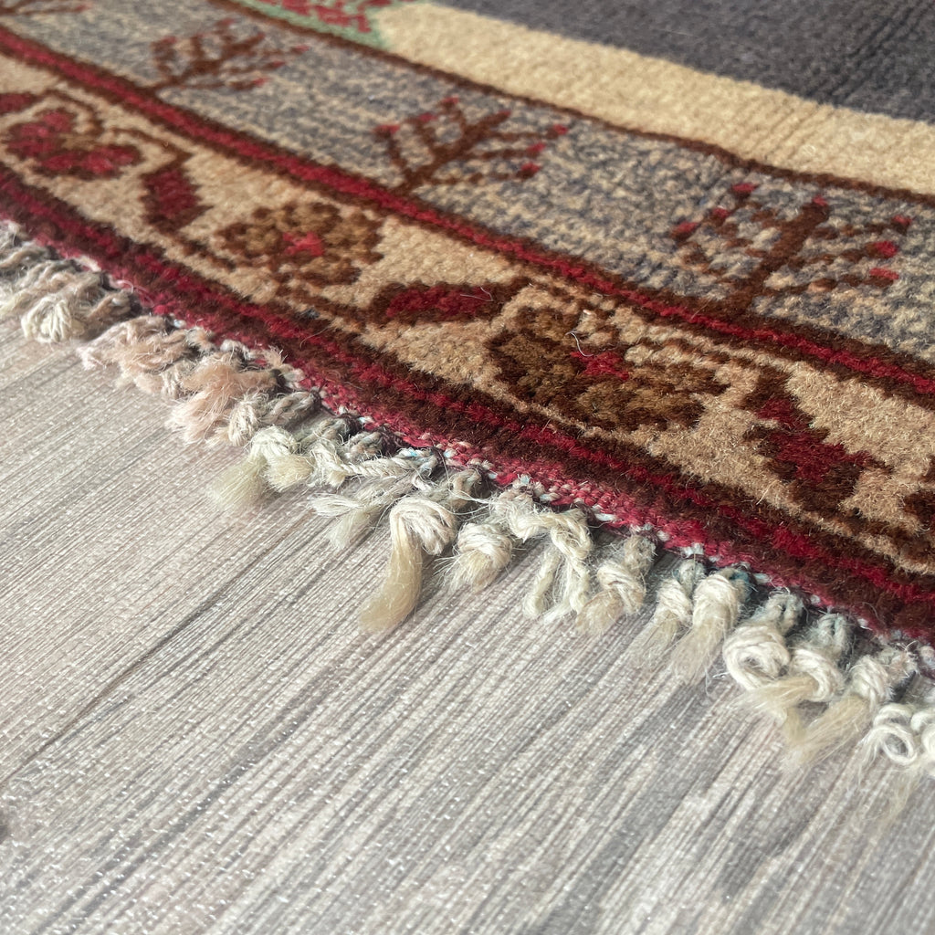 Old Afghan Herati Baluch Rug c. 1980