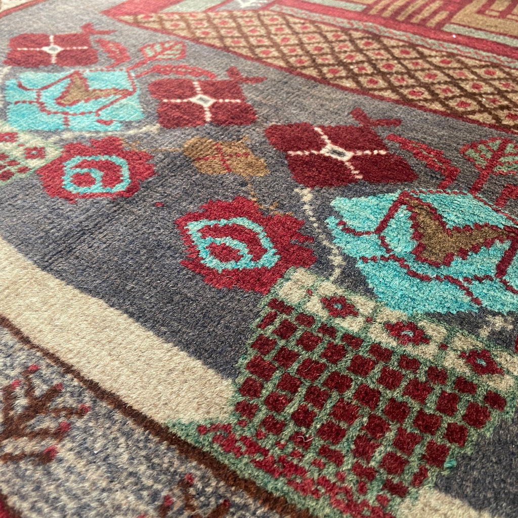 Old Afghan Herati Baluch Rug c. 1980