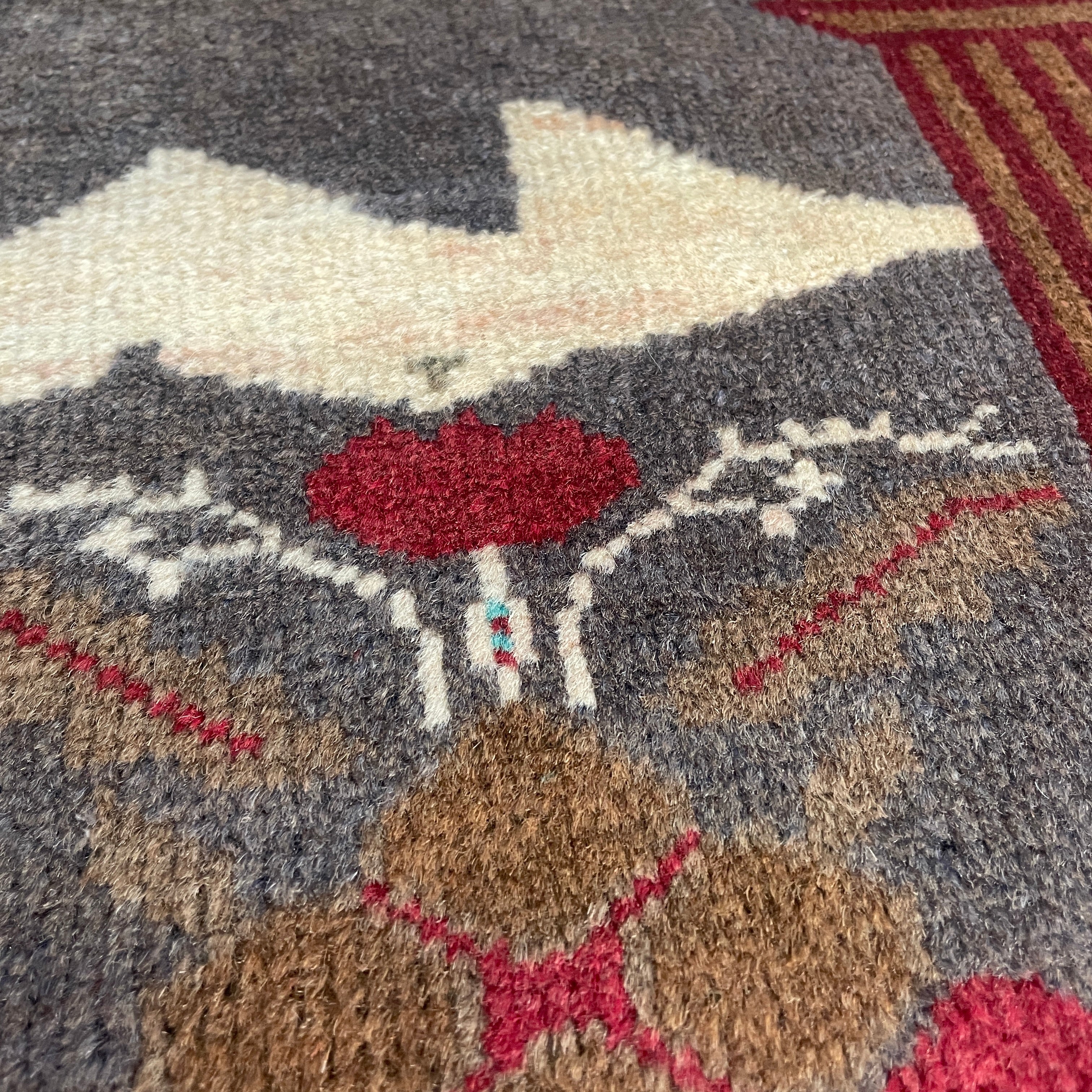 Old Afghan Herati Baluch Rug c. 1980