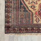 Old Afghan Herati Baluch Rug c. 1980