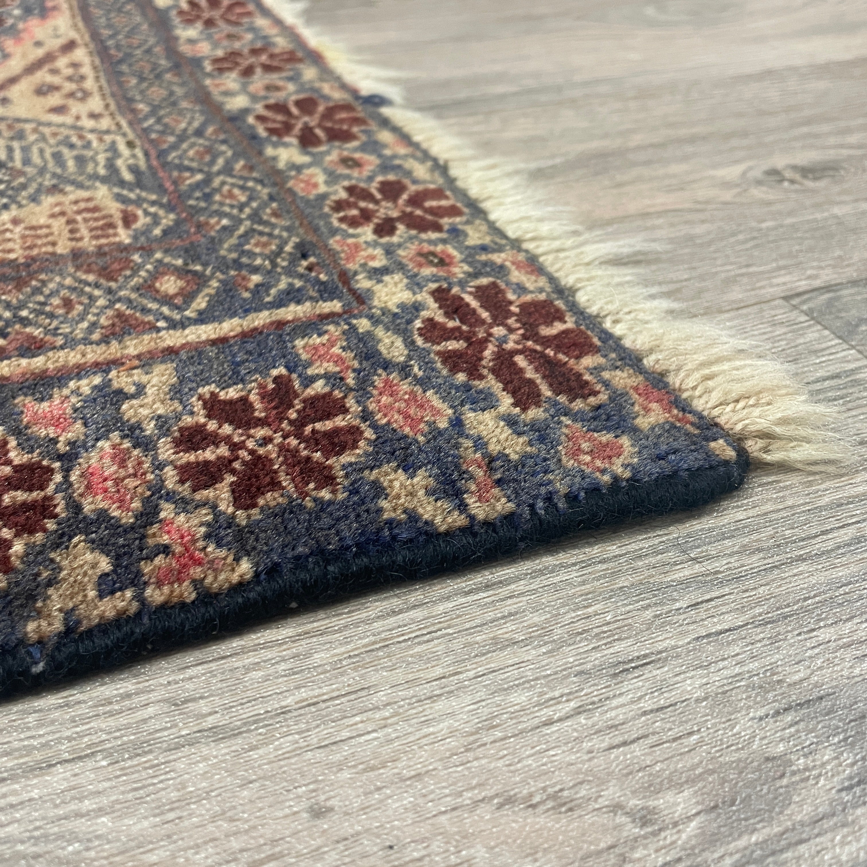 Old Afghan Herati Baluch Rug c. 1980