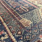 Old Afghan Herati Baluch Rug c. 1980