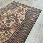 Old Afghan Herati Baluch Rug c. 1980
