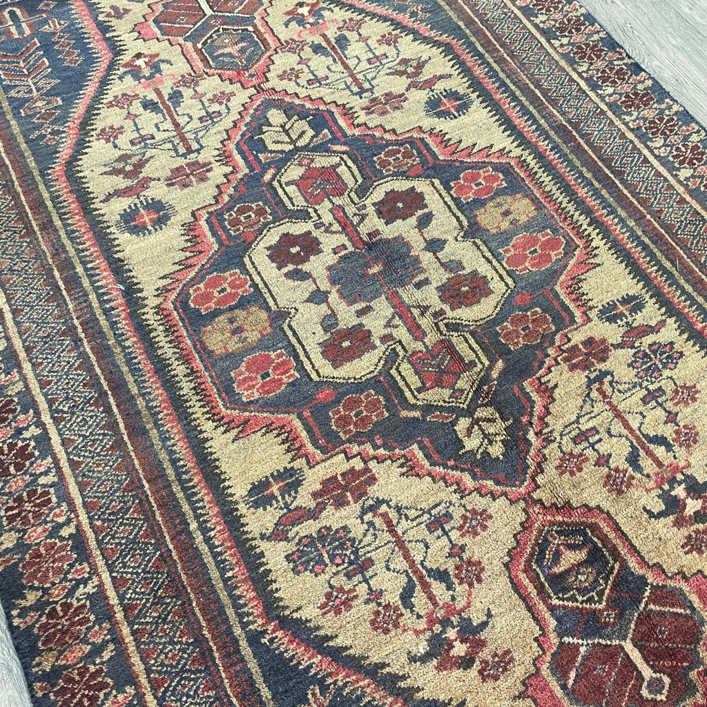 Old Afghan Herati Baluch Rug c. 1980