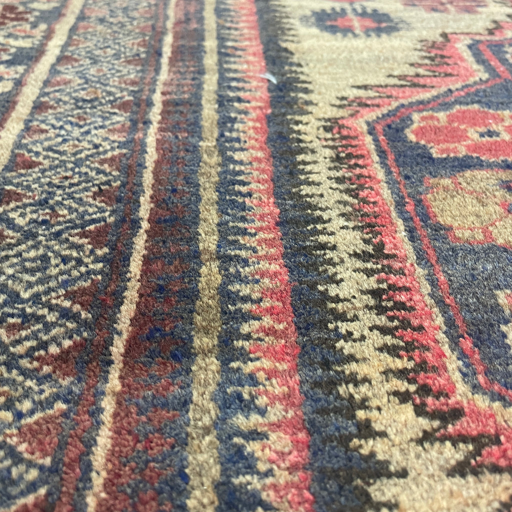 Old Afghan Herati Baluch Rug c. 1980