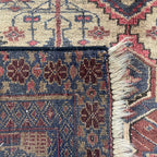Old Afghan Herati Baluch Rug c. 1980