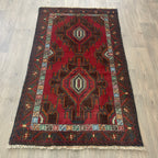 Old Afghan Herati Baluch Rug c. 1980