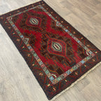 Old Afghan Herati Baluch Rug c. 1980