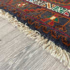 Old Afghan Herati Baluch Rug c. 1980
