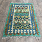 131 x 85 cm | Afghan Kilim Rug