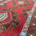 Old Afghan Herati Baluch Rug c. 1980