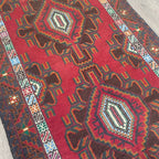 Old Afghan Herati Baluch Rug c. 1980