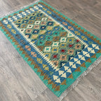131 x 85 cm | Afghan Kilim Rug