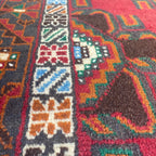 Old Afghan Herati Baluch Rug c. 1980