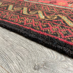 Vintage Afghan Herati Baluch Rug c. 1980