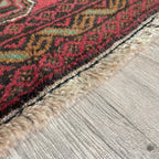Vintage Afghan Herati Baluch Rug c. 1980