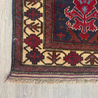 Old Afghan Herati Baluch Rug c. 1980
