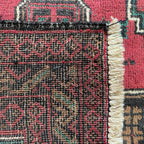 Vintage Afghan Herati Baluch Rug c. 1980