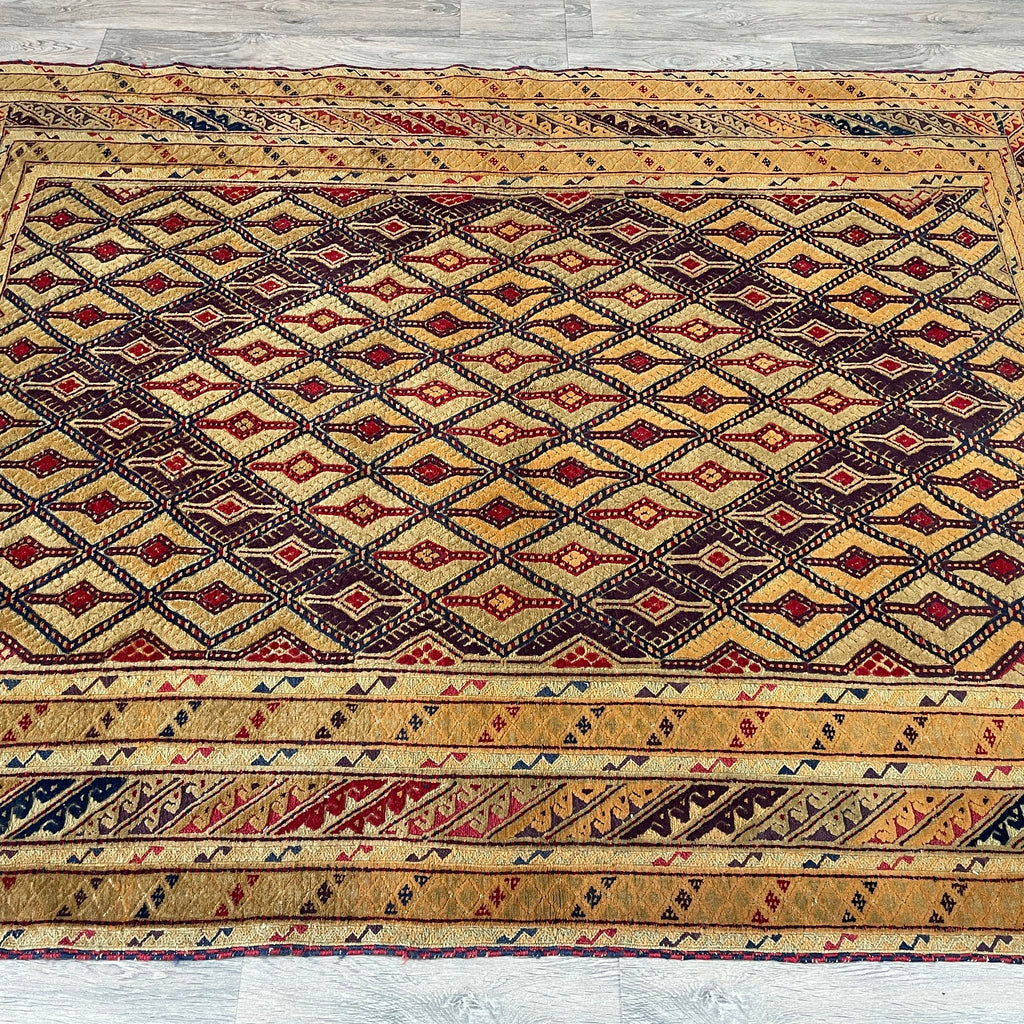 196 x 149 cm | Afghan Fine Mushwani Rug (Belgian Wool)
