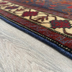 Old Afghan Herati Baluch Rug c. 1980