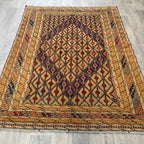 196 x 149 cm | Afghan Fine Mushwani Rug (Belgian Wool)