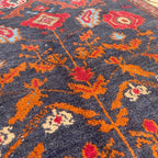 Old Afghan Herati Baluch Rug c. 1980