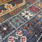 Vintage Afghan Herati Baluch Rug c. 1980