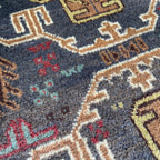 Vintage Afghan Herati Baluch Rug c. 1980