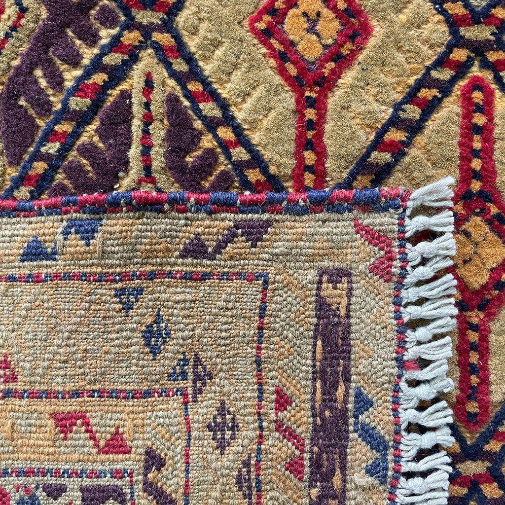 196 x 149 cm | Afghan Fine Mushwani Rug (Belgian Wool)
